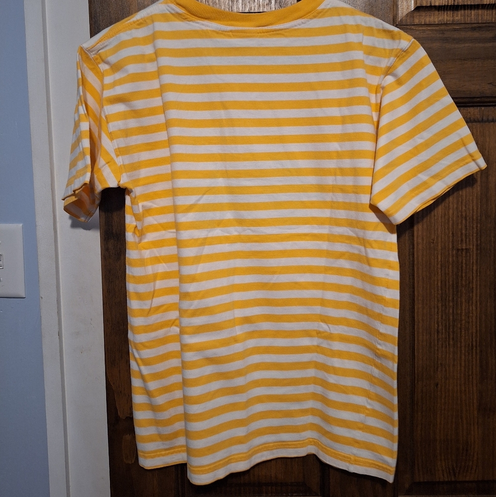 Vintage Disney Yellow and White Striped Minnie Mouse Tee Womens Size Small - Picture 5 of 5